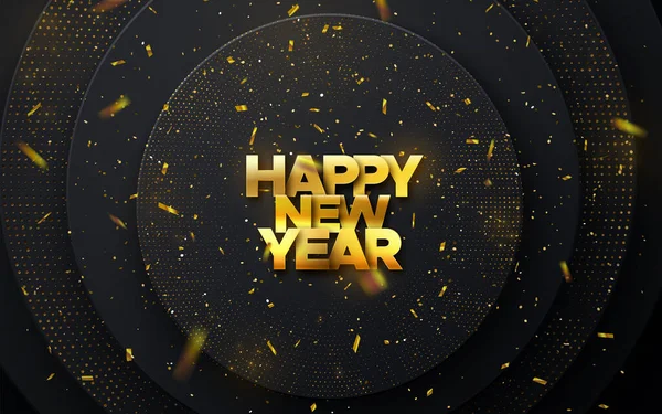 Bonne année couverture design — Image vectorielle