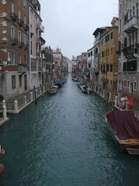 Kanäle Von Venedig Winter — Stockfoto