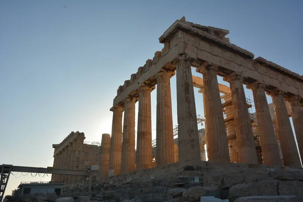 Promenera Genom Akropolis Aten — Stockfoto