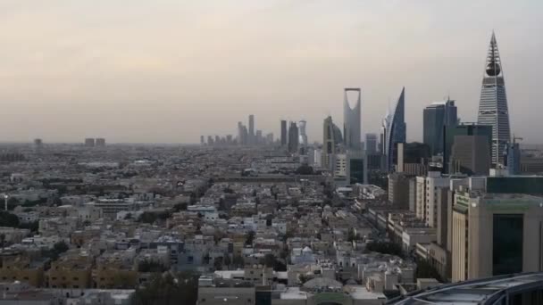 Time Lapse Saudi Arabia Riyadh Stock Videoarabia Países Del Golfo — Vídeos de Stock