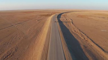Desert Highway Hava Stok Video Görüntüleri