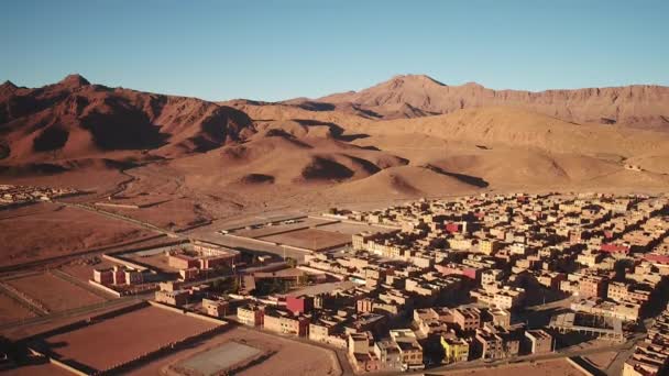Luftaufnahme Alte Medina Fes Marokko — Stockvideo