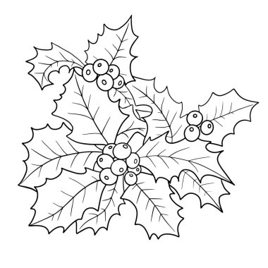 Beyaz bir arka plan süslemesinde yapraklar ve böğürtlenlerle kürek dalı