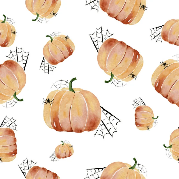 Satz Von Handgezeichneten Elementen Aquarell Gemalt Niedliche Illustrationen Für Halloween — Stockfoto