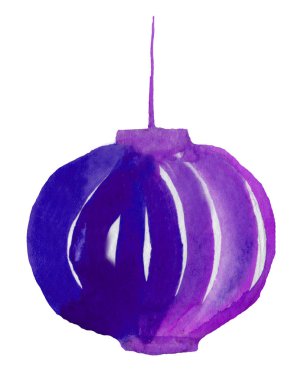 Beyaz arkaplan üzerinde suluboya Çin unsurları 