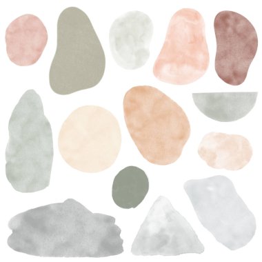 Modern Soyut Benekler Terrae Modern İskandinav Doku Posteri Terracotta