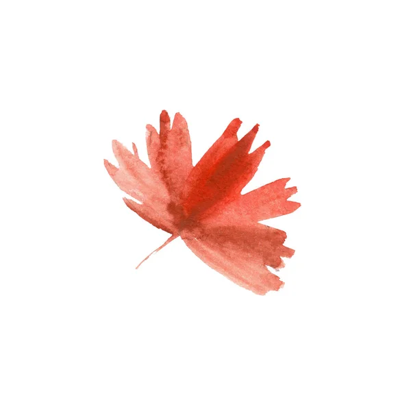 Aquarelle feuille d'automne ensemble. illustration — Photo