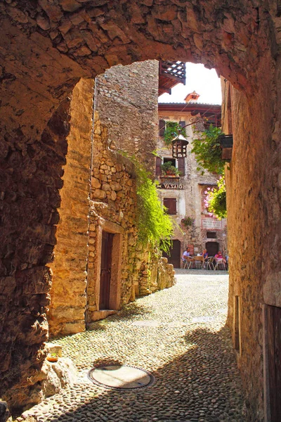 Canale Tenno Bellissimo Borgo Medievale Italia Vicino Lago Garda Borgo — Foto Stock