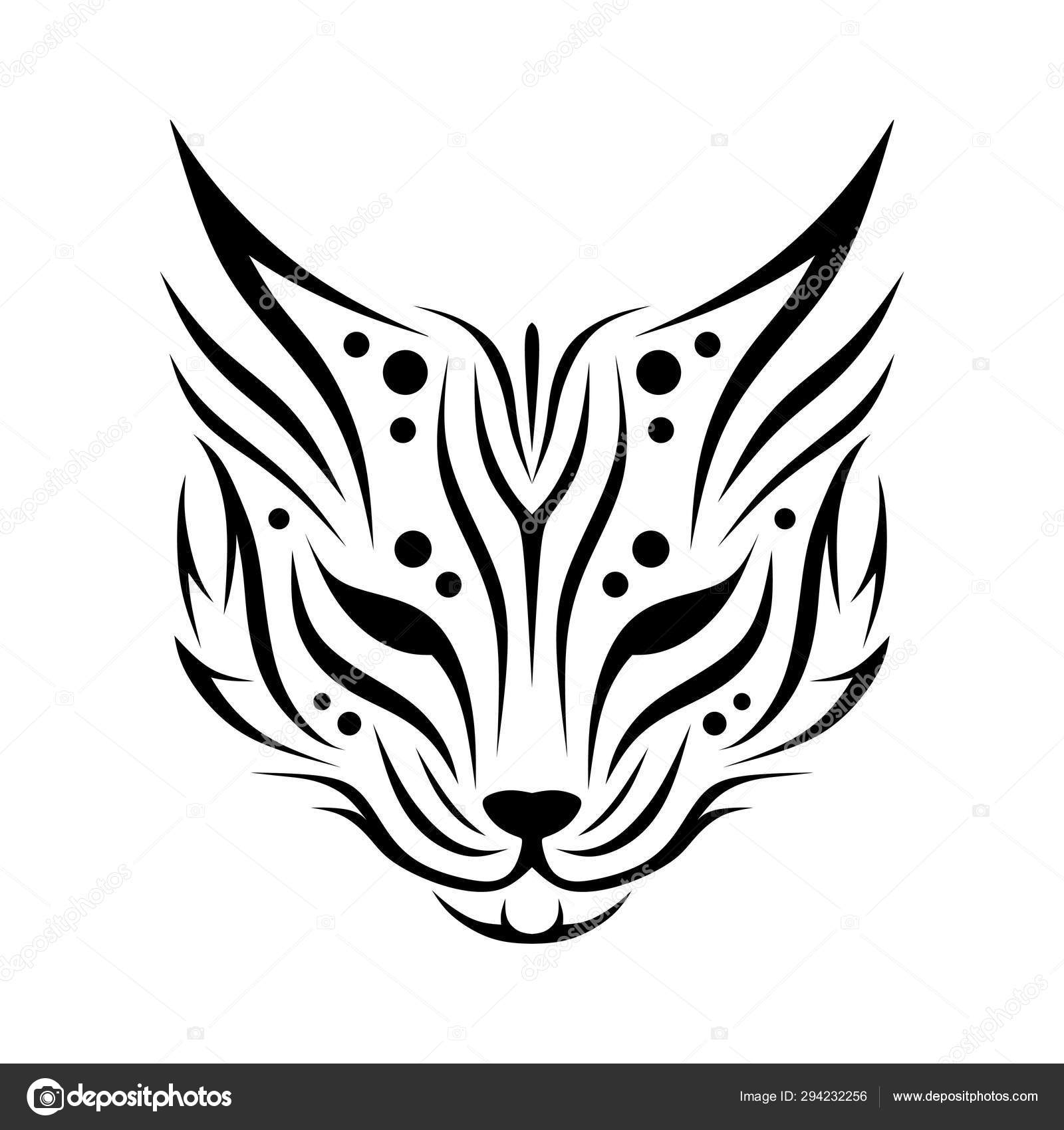 Tribal Animal Head Tattoos Cats Lynx Stock Vector Image by ©agustriana289 #294232256 Tribal Animal Head Tattoos Cats Lynx Stock Vector Image by ©agustriana289 #294232256