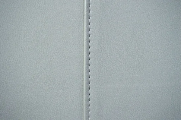 Cuero Texturizado Blanco Detalle — Foto de Stock