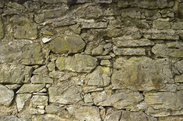 Wall Old Weathered Boulders Detail — Stock Photo, Image