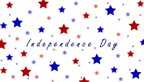 Иллюстрация Тему Дня Независимости Цветах Государственного Флага — стоковое фото