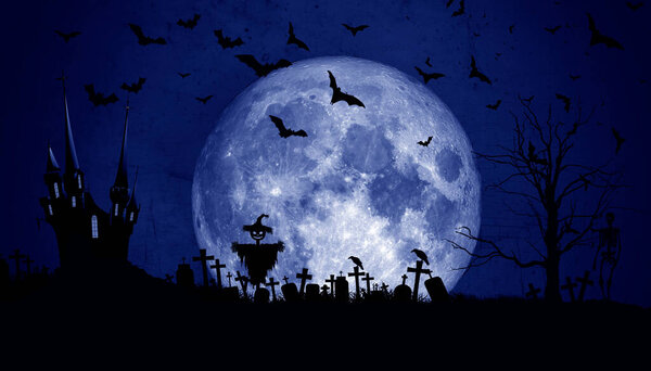 Забавная тематическая иллюстрация на Хэллоуин. Концепция Хэллоуина
.