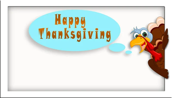 Schöne Festliche Inschrift Happy Thanksgiving Aus Nächster Nähe — Stockfoto