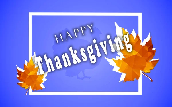 Grattis Thanksgiving Dagen Semesterkoncept — Stockfoto