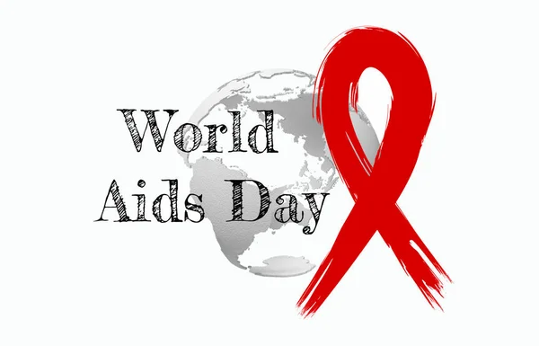 Wereld Aids Dag Sluit Gezondheidsconcept — Stockfoto