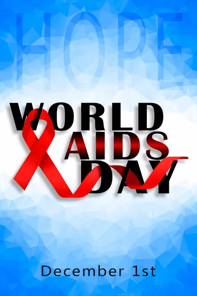 Wereld Aids Dag Sluit Gezondheidsconcept — Stockfoto