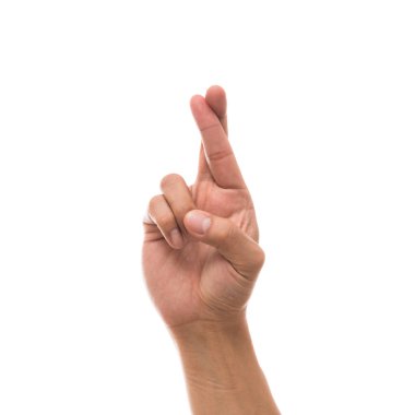  çok eylem beyaz arka plan üzerinde gösterilen el, kırpma yolunu ekle