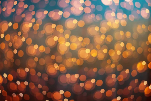 Bokeh Desfocado Fundo Dourado — Fotografia de Stock