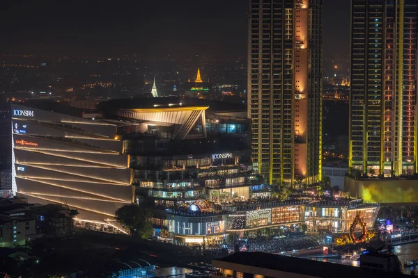 Bangkok Thailand November 2018 Pictogram Siam Rivier Kant Warenhuis Presenteert — Stockfoto