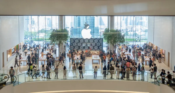 Bangkok Thailand November 2018 Iconsiam Warenhuis Die Apple Nieuwe Opening — Stockfoto