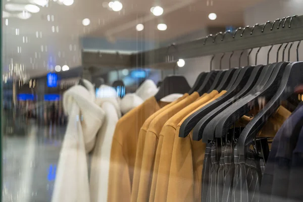 Linha Roupas Loja Óculos Loja Departamento Compras Para Compras Moda — Fotografia de Stock