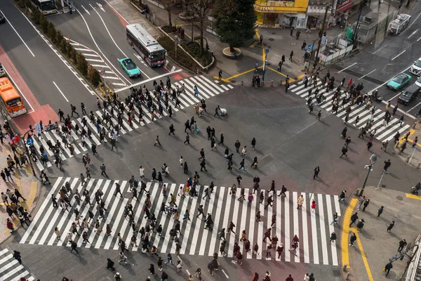 Tokyo Japan Feb 2019 Odefinierade Personer Och Bil Publiken Med — Stockfoto