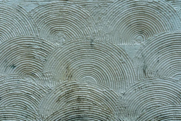 Superposición Círculo Concéntrico Patrón Pared Fondo Patrón Textura Ladrillo Viejo — Foto de Stock