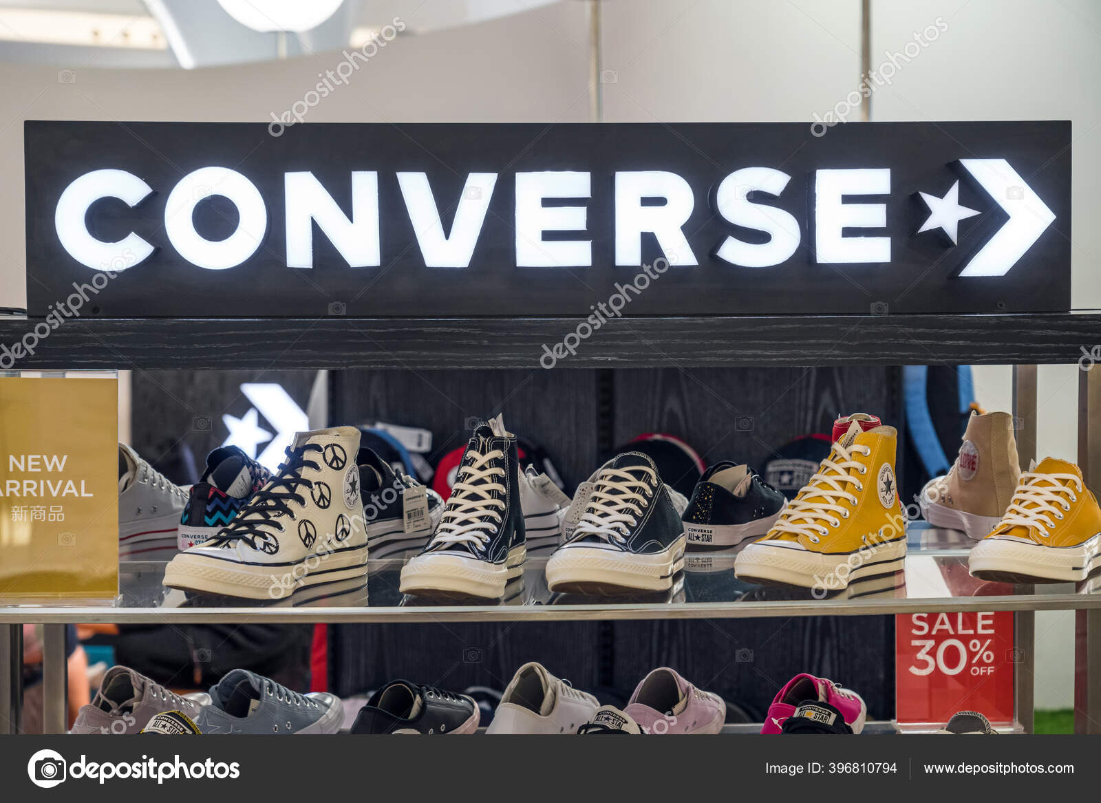 Bangkok Thailand June 2020 Converse Star Icon Sign Brand Shop – Stock  Editorial Photo © Tzido #396810794