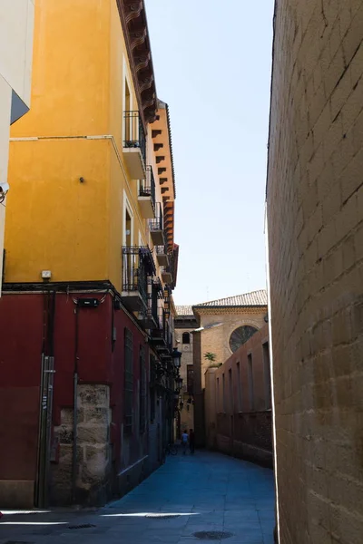 Saragossa Romantic Street Everyone Find Some Peace Lovers Great Scenery — Stock Photo, Image