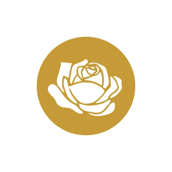 Logotipo Flor Rosa Elegante Para Seu Logotipo Negócio Rose Inspiração — Vetor de Stock