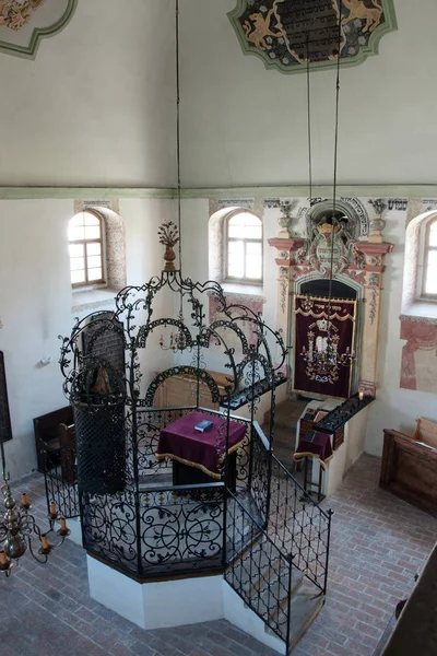 Holesov 捷克共和国 2018年6月16日 国王会堂的内部 Shabbatai Hakohen 它建于第十六世纪末 犹太教堂是一个博物馆 — 图库照片