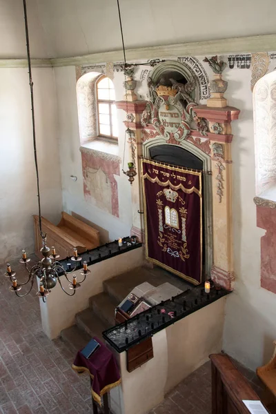 Holesov República Checa Junho 2018 Interior Sinagoga Chamado Após Rabino — Fotografia de Stock