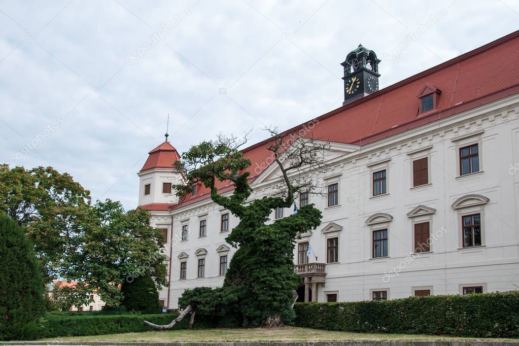The Early Baroque Chateau Building in Holesov, Moravia, Czech Republic