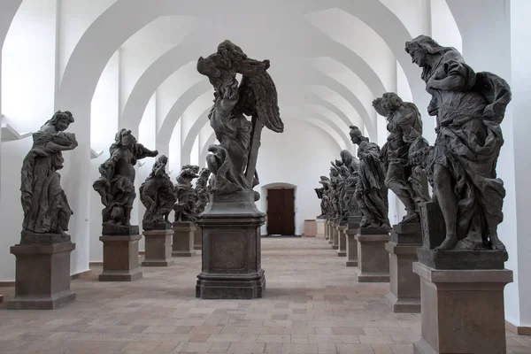 Kuks Czech Republic May 2019 Hall Stone Collection Statues Depict — Stok fotoğraf