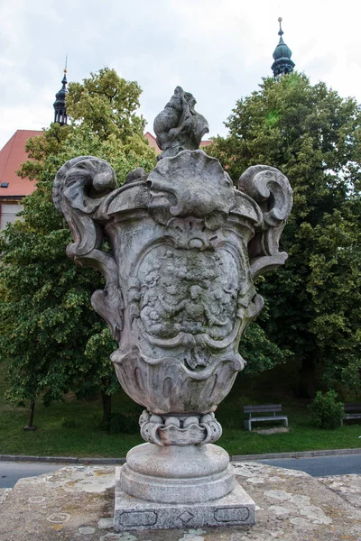 Strilky Czech Republic June 2018 One Four Large Stone Vases — Stock Photo, Image