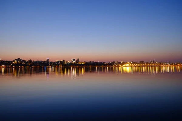 City Water Background Evening — Stock Photo, Image