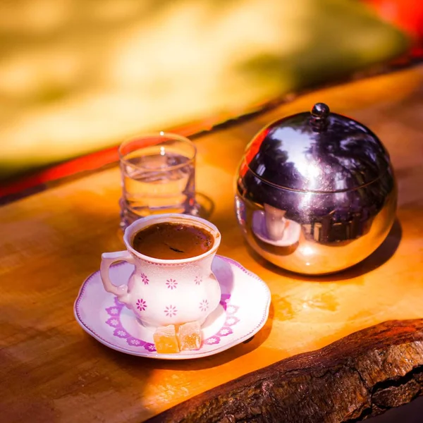 तुर्की कॉफी सेटिंग — स्टॉक फोटो, इमेज