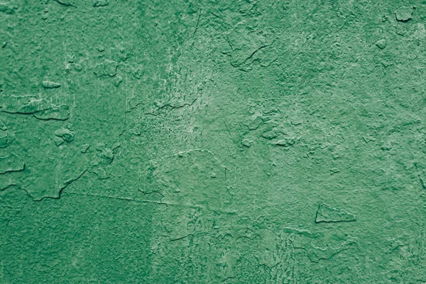 Tectured old wall with a faded green paint — Stock Photo, Image