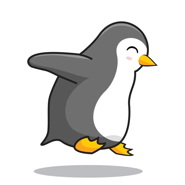 Мультфильм Пингвин Прыгун — стоковый вектор