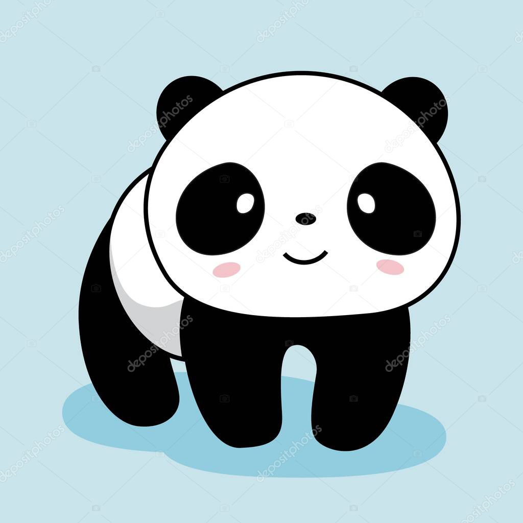 Panda Cartoon Cute Animals Illustration