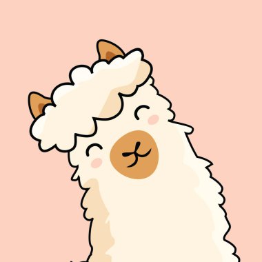 Baş Lama Çizgi Filmi Şirin Alpaka