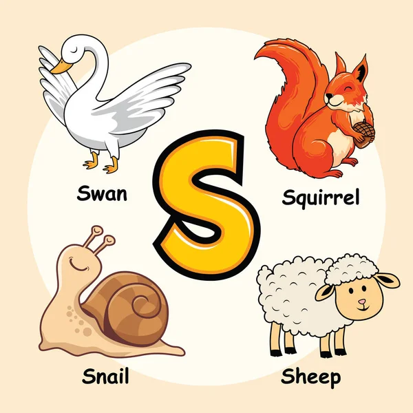 Alphabet animals swan Vector Art Stock Images | Depositphotos Alphabet animals swan Vector Art Stock Images | Depositphotos