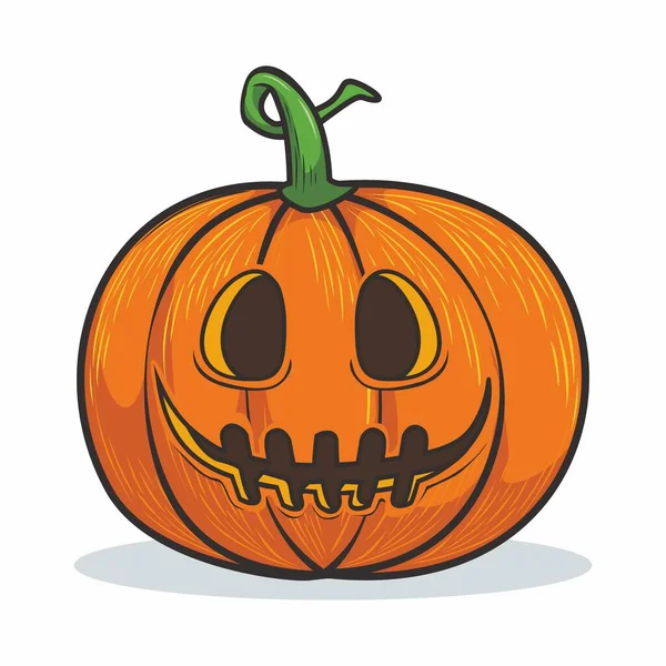 Citrouille Halloween Cartoon Vector — Image vectorielle