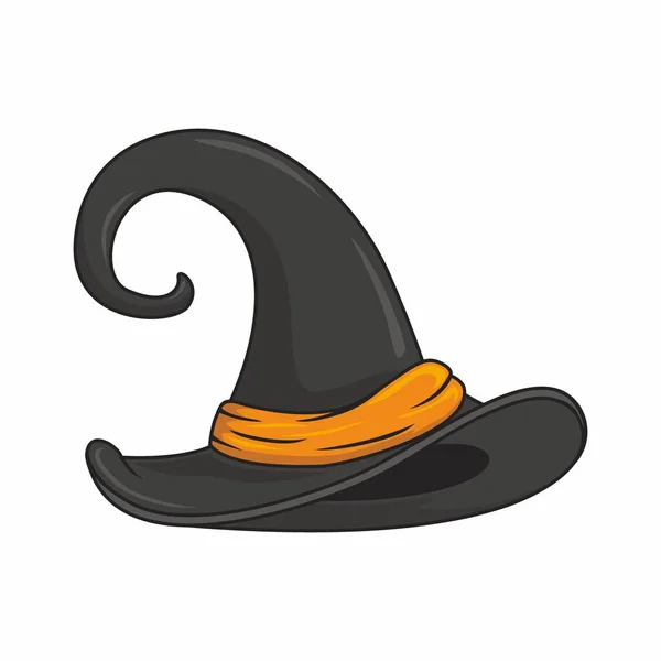 Witch Hat Halloween Cartoon Vector — Stock Vector