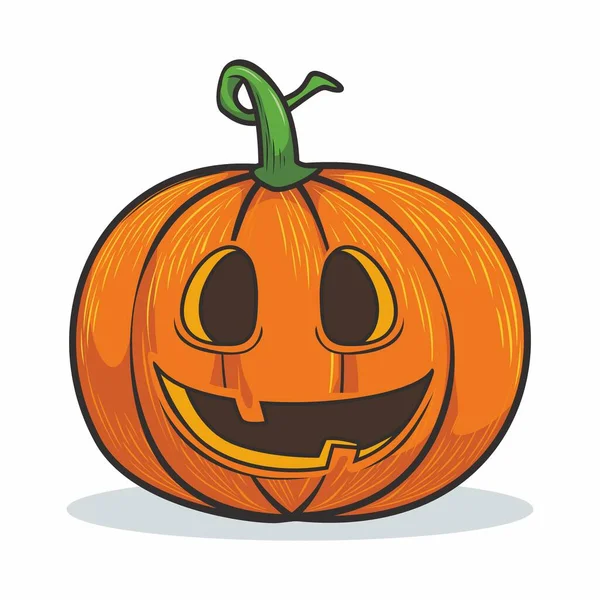 Vector Dibujos Animados Calabaza Halloween — Vector de stock