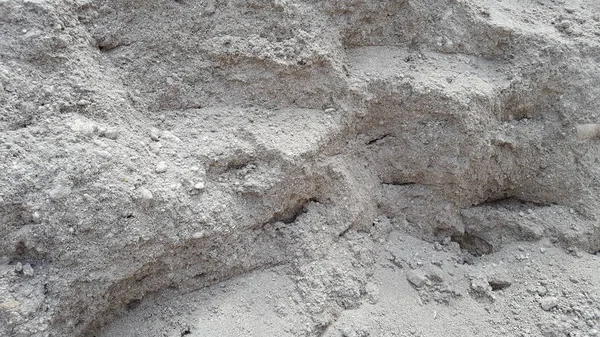 Material de construção com duna de areia de boa qualidade, torna o edifício forte e resistente — Fotografia de Stock