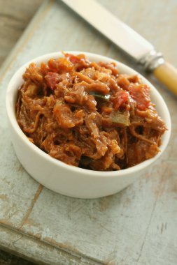 çekti domuz sandviç dolum