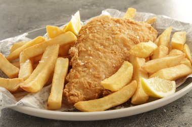traditional fish and chips