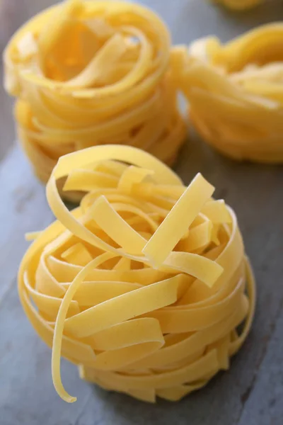 Macarrão Tagliatelle Italiano Seco — Fotografia de Stock